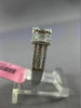 ESTATE .87CT DIAMOND 18KT WHITE GOLD 3D 3 STONE PAST PRESENT FUTURE LOVE RING