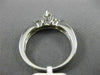 ESTATE .80CT ROUND & MARQUISE DIAMOND 14KT WHITE GOLD 3D CLASSIC ENGAGEMENT RING