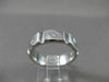 ESTATE WIDE 0.30CT DIAMOND 14KT WHITE GOLD 3 STONE PRINCESS CUT MENS RING #18339