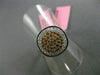 ESTATE WIDE .61CT FANCY DIAMOND 18KT TWO TONE GOLD 3D PAVE CIRCULAR CLASSIC RING