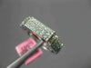 .75CT DIAMOND 18KT WHITE GOLD 3D PRINCESS INVISIBLE RECTANGULAR ANNIVERSARY RING