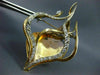 ESTATE SAMMY DAVIS JR 1.40CT DIAMOND 18K WHITE ROSE GOLD FISH PIN BROOCH #20064