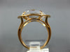 LARGE 9.23CT AAA WHITE CLEAR QUARTZ 14KT ROSE GOLD TRILLION CUT SOLITAIRE RING