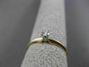 ESTATE .10CT DIAMOND 14KT TWO TONE GOLD CLASSIC SOLITAIRE FRIENDSHIP RING #23780