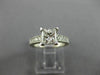 ESTATE 1.27CT DIAMOND PLATINUM 3D FILIGREE HEART MILGRAIN ENGAGEMENT RING #25486