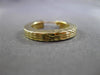 ESTATE 14KT YELLOW GOLD CLASSIC DIAMOND CUT HAMMER LOOK HOOP EARRINGS #24342