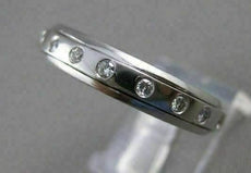 ESTATE VVS DIAMOND PLATINUM MENS ETERNITY WEDDING BAND 4.5MM RING 10.25 #21321