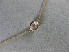 ESTATE .30CT DIAMOND 14KT ROSE GOLD 3D CLASSIC FIVE STONE BY THE YARD NECKLACE