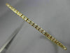ESTATE 1.1CT DIAMOND 14K YELLOW GOLD CLASSIC SEMI ETERNITY ROUND BANGLE BRACELET