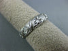 ANTIQUE .35CT DIAMOND 14K WHITE GOLD 3D FILIGREE ETERNITY ANNIVERSARY RING #1190