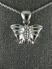 ESTATE 14KT WHITE GOLD 3D HANDCRAFTED CLASSIC BUTTERFLY FLOATING PENDANT #25153