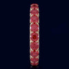 ESTATE 3.10CT AAA RUBY 14K ROSE GOLD CLASSIC SHARED PRONG ETERNITY FUN LOVE RING