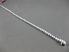 ESTATE 3.90CT ROUND DIAMOND 18KT WHITE GOLD 3D TWO PRONG CLASSIC TENNIS BRACELET
