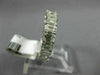 ESTATE 3.98CT DIAMOND 14KT WHITE GOLD CLASSIC ETERNITY WEDDING ANNIVERSARY RING