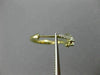 ESTATE .61CT DIAMOND 14KT YELLOW GOLD 3D TWO STONE LOVE CLASSIC HUGGIE EARRINGS
