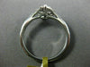 ESTATE LARGE .84CT DIAMOND 18K WHITE GOLD 3D PEAR SHAPED ENGAGEMENT PROMISE RING