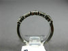 ANTIQUE .75CT DIAMOND 14KT WHITE GOLD 3D SEMI ETERNITY ANNIVERSARY RING #21795