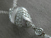 ESTATE EXTRA LARGE 3.75CT WHITE & FANCY YELLOW DIAMOND 14KT 2 TONE GOLD PENDANT