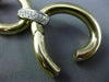 ESTATE WIDE LONG 1.50CT DIAMOND 14K WHITE & YELLOW GOLD 3D CLASSIC OVAL BRACELET