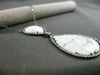 ESTATE LARGE 1.49CT DIAMOND & WHITE ONYX 14KT WHITE & BLACK GOLD 3D NECKLACE