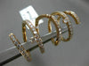 ESTATE EXTRA LARGE 1.54CT DIAMOND 18KT ROSE GOLD OPEN SWIRL ETOILE FLEXIBLE RING