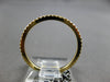ESTATE .30CT DIAMOND 18K YELLOW GOLD 1MM ROUND ETERNITY WEDDING ANNIVERSARY RING