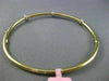ESTATE .30CT DIAMOND 14K WHITE & YELLOW GOLD PAST PRESENT FUTURE BANGLE BRACELET