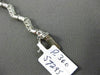 ESTATE 1.20CT DIAMOND 14KT WHITE GOLD 3D BY THE YARD WAVE PAVE TENNIS BRACELET