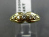 ESTATE .20CT DIAMOND 14KT YELLOW GOLD 3D 5 STONE WEDDING ANNIVERSARY RING #22008