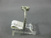 ESTATE .50CT ROUND DIAMOND 14KT WHITE GOLD 2 STONE CLASSIC CRISS CROSS LOVE RING