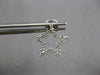 ESTATE .35CT DIAMOND 14KT WHITE GOLD CLASSIC OPEN STAR SCREWBACK STUD EARRINGS