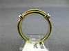 ESTATE WIDE .40CT DIAMOND 14K WHITE & YELLOW GOLD 5 STONE ANNIVERSARY RING #2155