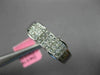 .75CT DIAMOND 18KT WHITE GOLD 3D PRINCESS & BAGUETTE INVISIBLE ANNIVERSARY RING