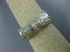 ESTATE .81CT DIAMOND WHITE GOLD 3D CLASSIC DOUBLE SIDED BOW FUN LOVE RING