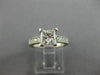 ESTATE 1.27CT DIAMOND PLATINUM 3D FILIGREE HEART MILGRAIN ENGAGEMENT RING #25486
