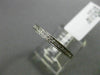 ESTATE DIAMOND 18KT WHITE GOLD SEMI ETERNITY WEDDING ANNIVERSARY RING BAND 2.5mm