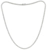 ESTATE 12.5CT DIAMOND 14KT WHITE GOLD 3D ROUND CLASSIC ETERNITY TENNIS NECKLACE