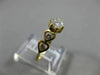 ESTATE 1CT ROUND DIAMOND 14KT YELLOW GOLD FILIGREE HEART ENGAGEMENT RING #21123