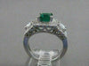 ESTATE 2.64CTW DIAMOND EMERALD 14KT GOLD FILIGREE COCKTAIL ENGAGEMENT RING #2461