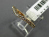 ESTATE .19CT DIAMOND 14KT ROSE GOLD CURVE SEMI ETERNITY WEDDING ANNIVERSARY RING