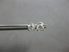 ESTATE .70CT DIAMOND 14K WHITE GOLD CLASSIC ROUND SOLITAIRE STUD EARRINGS #28174