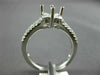 .45CT DIAMOND 14KT WHITE GOLD 3D 4 PRONG ROUND SEMI MOUNT ENGAGEMENT RING #17075