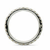 ESTATE 1.33CT DIAMOND 18KT WHITE GOLD 3D SHARE PRONG ETERNITY ANNIVERSARY RING