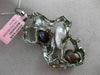 ESTATE LARGE DIAMOND & SOUTH SEA TAHITIAN PEARL 14KT BLACK GOLD NUGGET PENDANT