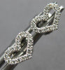 ESTATE SMALL .10CT DIAMOND 14KT WHITE GOLD 3D OPEN HEART LOVE STUD EARRINGS