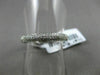 ESTATE .42CT DIAMOND 18KT WHITE GOLD 3D PAVE SIZABLE ETERNITY ANNIVERSARY RING