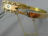 ANTIQUE WIDE .60CT DIAMOND & AAA SOUTH SEA PEARL 14KT ROSE GOLD BANGLE BRACELET