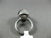 ESTATE WIDE 1.03CT DIAMOND & ONYX 14K WHITE GOLD 3D ROUND MOON & STAR LOVE RING