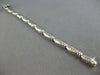 1.80CT DIAMOND 14KT WHITE GOLD PAST PRESENT FUTURE MATTE & SHINY TENNIS BRACELET
