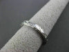ANTIQUE 14KT WHITE GOLD 3D FLORAL FILIGREE WEDDING ANNIVERSARY RING 2mm #18938